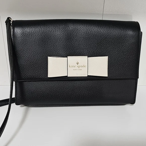 Kate Spade Black and White Crossbody Bag - Picture 2 of 5